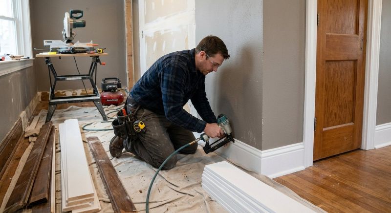 Custom Wood Trim Installation in Kansas City, KS