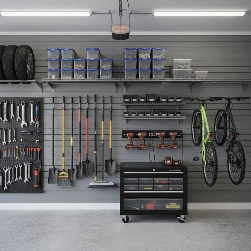 Garage Tool Rack Installation in Fairfax, VA