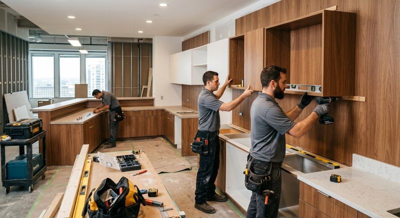Kitchen Island Installation in Dayton, OH