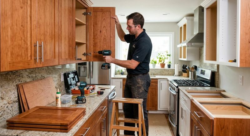 Oak Cabinet Remodeling in Dayton, OH