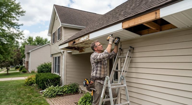 Soffit Damage Repair in Overland Park, KS