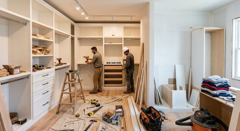 Walk In Closet Installation in Raleigh, NC